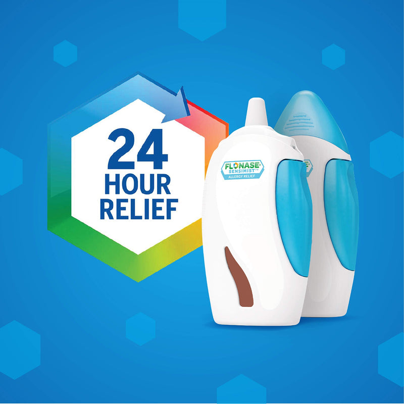 Flonase Sensimist Allergy Relief Nasal Spray Non Drowsy Allergy Medication, Gentle Mist - 120 Sprays Adult Pack - NewNest Australia