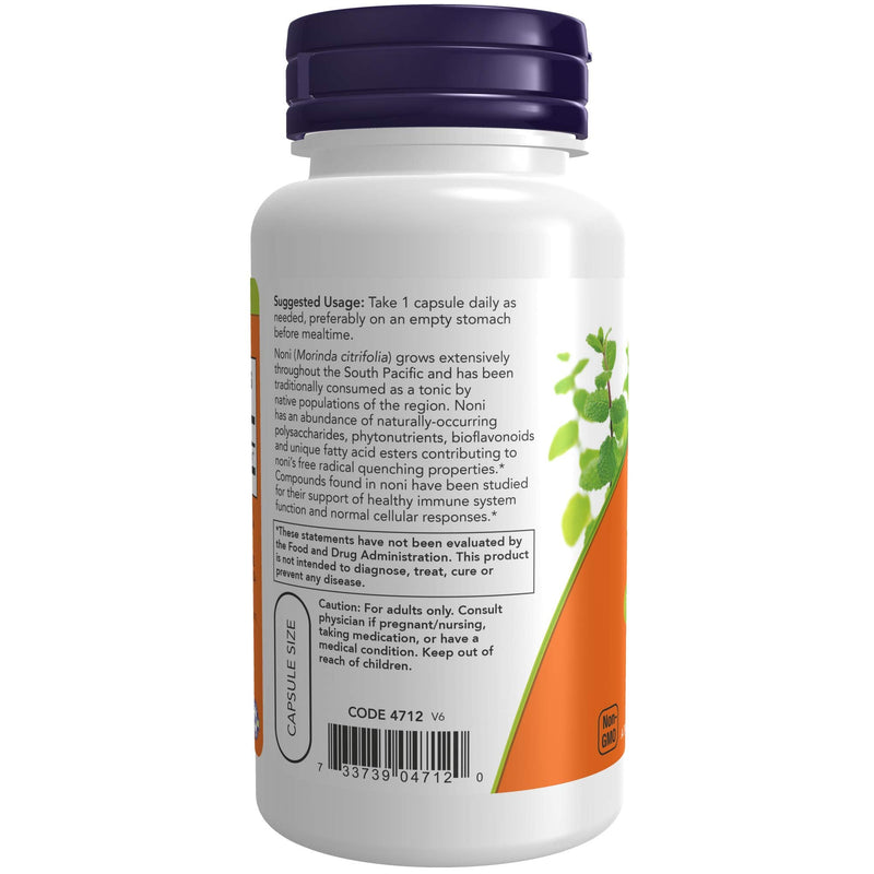 NOW Supplements, Noni (Morinda citrifolia) 450 mg, Free Radical Scavenger*, 90 Veg Capsules - NewNest Australia