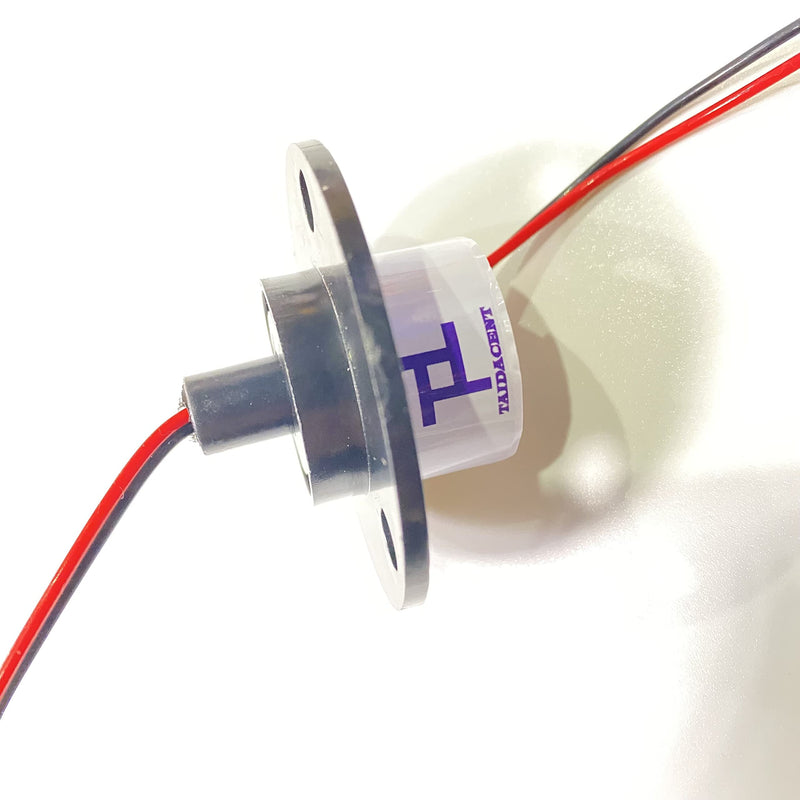 Taidacent 2 Wires 5A 15A 20A 30A 40A 60A Slip Ring Collector Ring Rotary Electrical Contact (5A) - NewNest Australia