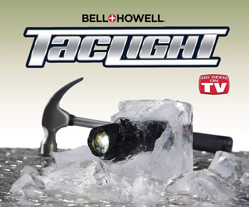 TACLIGHT FLASHLIGHT As Seen On TV Set of 3 by Bell and Howell LED Tactical Flash light Shock Water Resistant Military Grade Ultra Bright with 5 Modes and Zoom Function (40x Brighter) Black - NewNest Australia