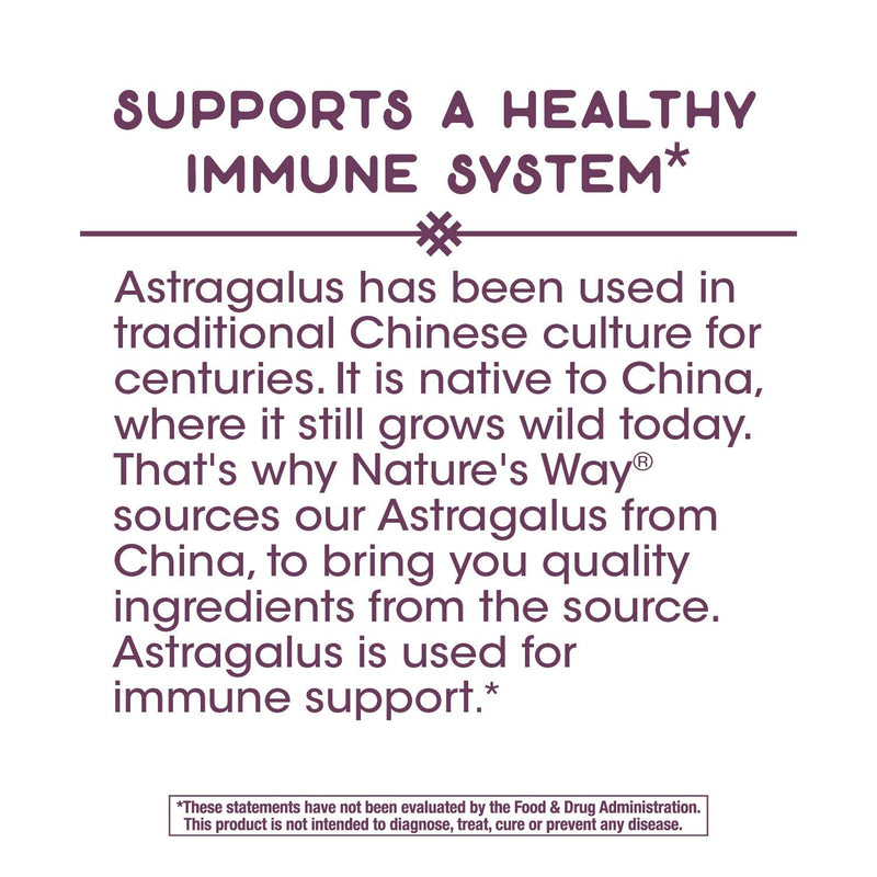Nature's Way Astragalus Root, 60 Vcaps 60 Count (Pack of 1) - NewNest Australia