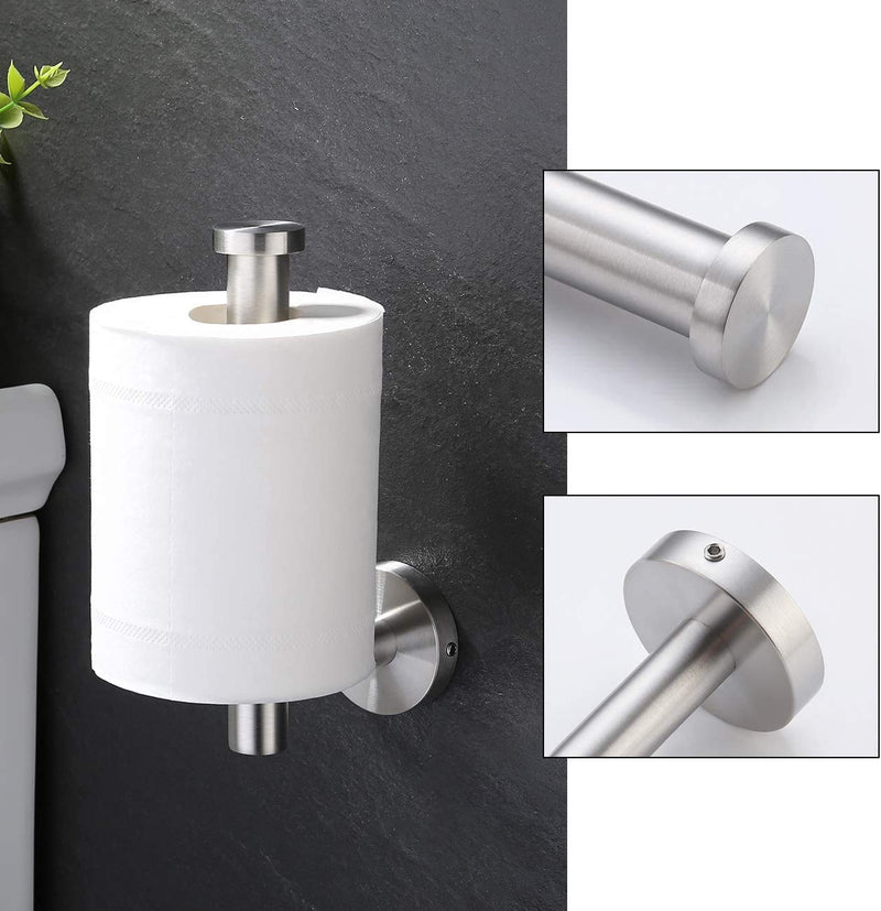 KES Bathroom Hardware Set 2 Pieces Hand Towel Bar and Toilet Paper Holder No Drill SUS304 Stainless Steel Wall Mounted Brushed Finish, LA202S23DG-22 9-Inch Towel Bar - NewNest Australia