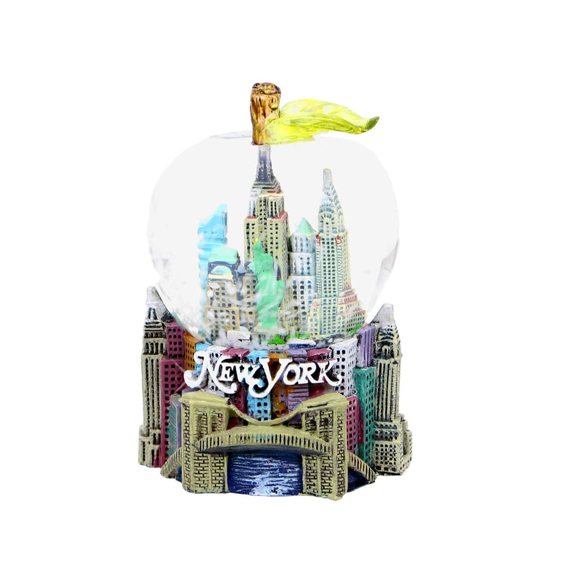 NewNest Australia - New York City Snow Globe Apple Leaf 2.5 Inch NYC Snow Globe 