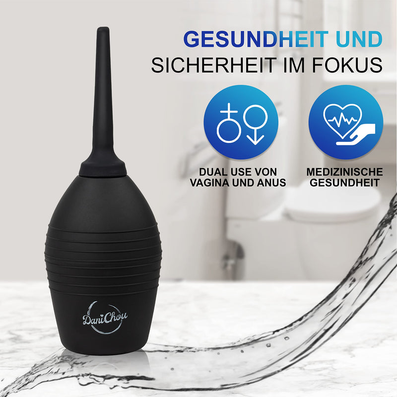 Danichou Enema 290 Ml, Premium Enema For Intestinal Cleaning, Intimate Care Women, Enema Douche For Intercourse & Irrigator Intestinal Cleansing With High-Quality & Comfortable Silicone Nozzle, Vaginal Shower - NewNest Australia
