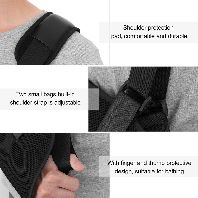 Healifty Arm Sling for Shoulder Injury - Lightweight, Breathable Shoulder Immobilizer for Men & Women - Ergonomic Adjustable Rotator Cuff Sling for Broken, Dislocated, Fracture & Strain Black - NewNest Australia