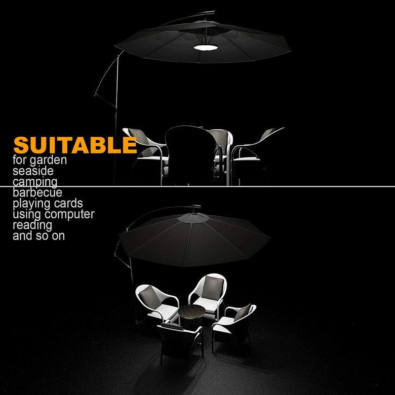 Umbrella Light, Magictec 44 LED Patio Umbrella Cordless Lights with 3 Lighting Modes Operated by 4 AA Battery (NOT INCLUDE) for Patio Umbrellas Camping Tents or Outdoor Use - NewNest Australia