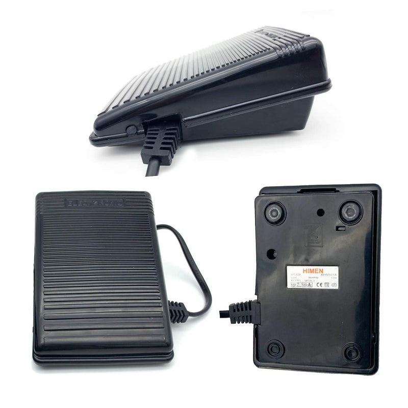 BRIGHTLYLIT Foot Pedal and Power Cord for Singer Sewing Machine,D Shape Plug,Apply to Singer 2277 4411 4423 1012 1107 1120 1130 1408 1507 1748 2250 3207 4102 50T8 6239 7322 (359102-001) D Shape Plug - NewNest Australia