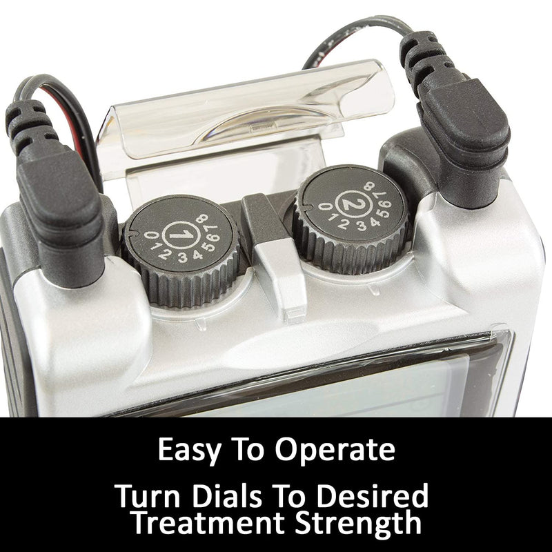 TENS 7000 Digital TENS Unit with Accessories - TENS Unit Muscle Stimulator for Back Pain, General Pain Relief, Neck Pain, Muscle Pain - NewNest Australia