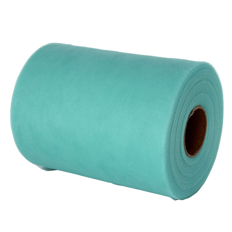 Aqua Tulle Roll Spool 6 Inch x 100 Yards for Tulle Decoration Aqua - NewNest Australia