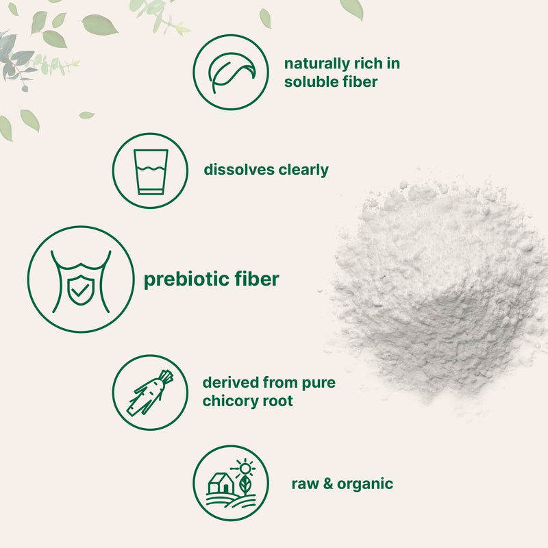 Organic Daily Prebiotic Dietary Fiber Supplement Powder, (Inulin Fiber from Chicory Root), 10 Ounce, Highly Promote Intestinal Colon, Gut Health and Digestive Function, Vegan Friendly 10 Ounce (Pack of 1) - NewNest Australia
