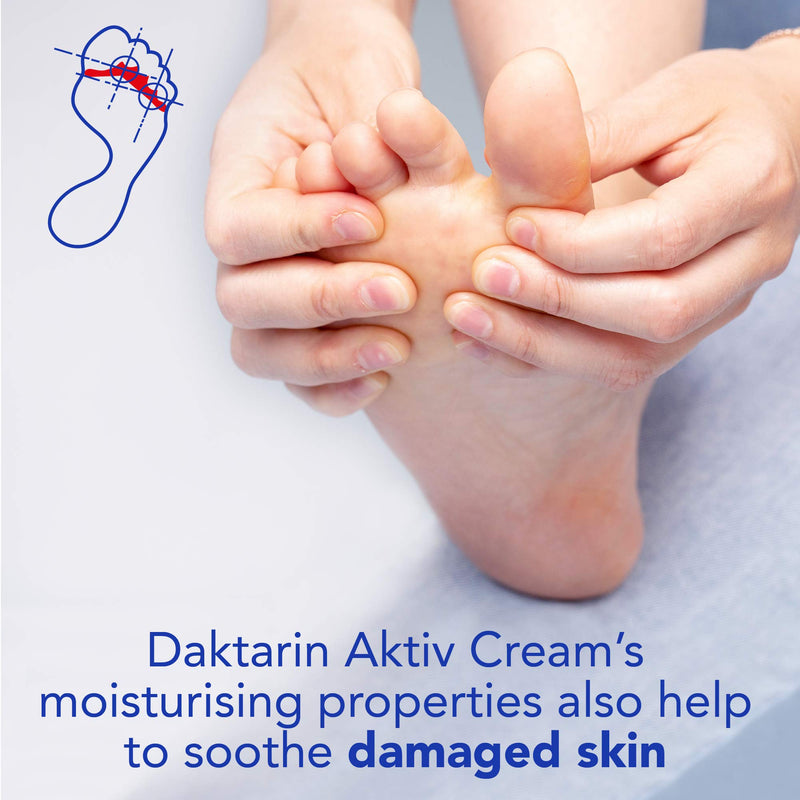 Daktarin Aktiv Cream – Help Treat Your Athlete's Foot - Athlete's Foot Cream - Foot Care - 30 g - NewNest Australia