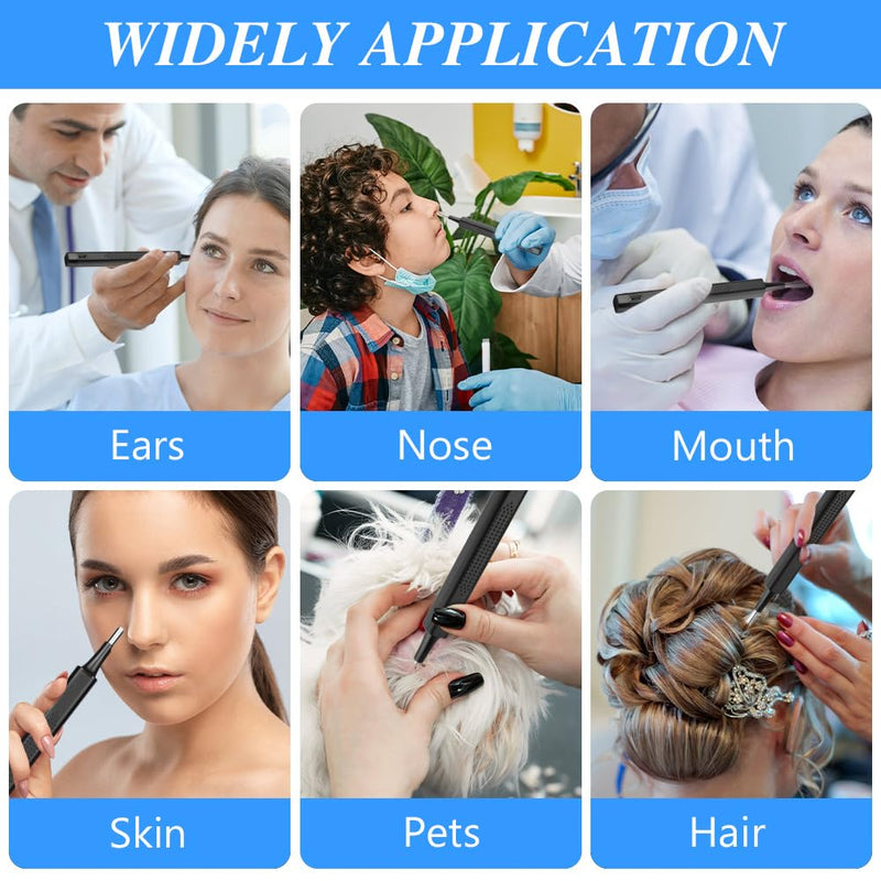 ACWOO Earwax Remover Otoscope, Wifi Ear Cleaner Camera Ultra Thin, IP67 Waterproof Ear Endoscope Ear Cleaner, 5040P Wireless HD Otoscope with 6 LED Light for iPhone, iPad & Android - NewNest Australia