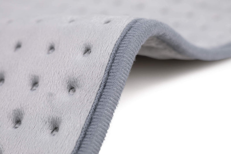 sinnlein® heating pad made of fleece 42 x 32 cm TÜV SÜD GS tested | electric heating pad with automatic switch-off | 6 temperature levels | washable up to 40°C | Digital display grey - NewNest Australia