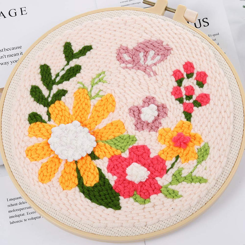 Pllieay Punch Needle Fabric, Embroidery Fabric, Monks Cloth for Punch Needle Embroidery Rug-Punch & Pinch Needle, 26.4 x 19.3 Inch 1 - NewNest Australia
