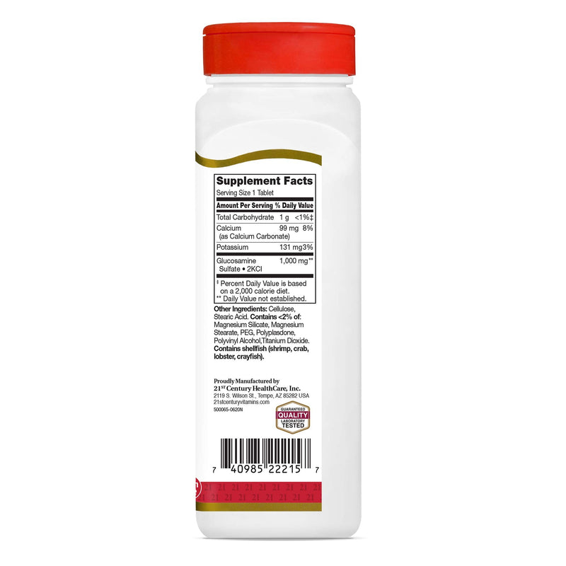 21st Century Glucosamine Relief® 1000mg Tablets, 120 Count - NewNest Australia