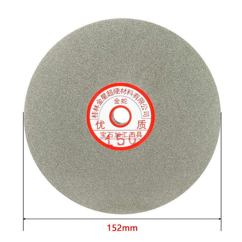 uxcell 6-inch Grit 150 Diamond Coated Flat Lap Wheel Grinding Sanding Polishing Disc - NewNest Australia