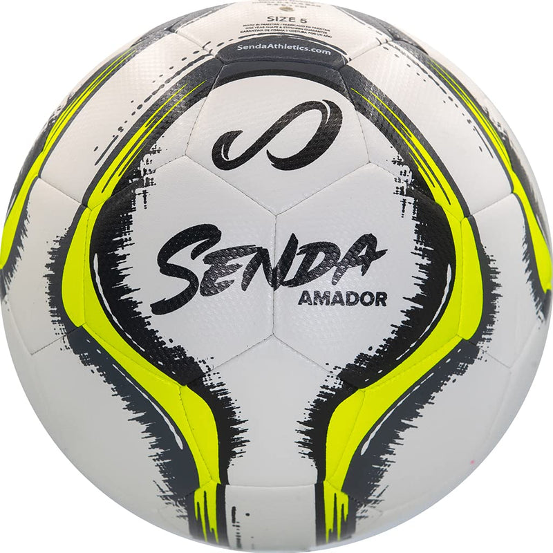 Senda Amador Training Soccer Ball, Fair Trade Certified White/Orange Size 3 - NewNest Australia