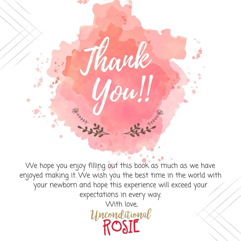 Unconditional ROSIE Anniversary Book | A Hardcover Wedding Memory Album to Document Wedding Anniversaries from The 1st to 50th Year | Wedding Gifts for Bride and Groom | Wedding Planner Book - NewNest Australia