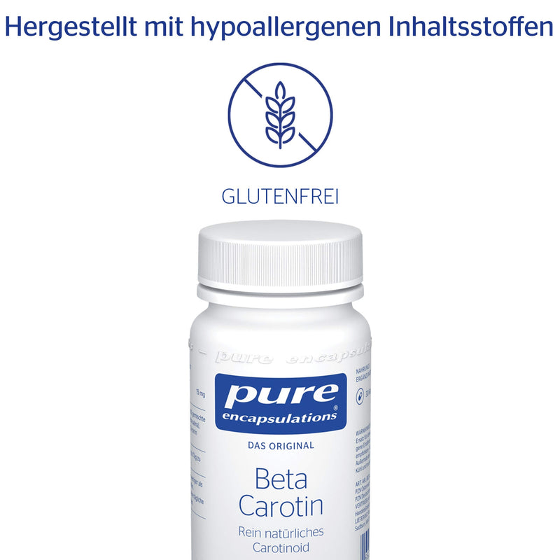 Pure Encapsulations - Beta Carotene - 30 soft gelatin capsules - NewNest Australia