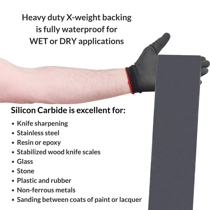 Red Label Abrasives 6 X 48 Inch 400 Grit Silicon Carbide Sanding Belts, 2 Pack - NewNest Australia