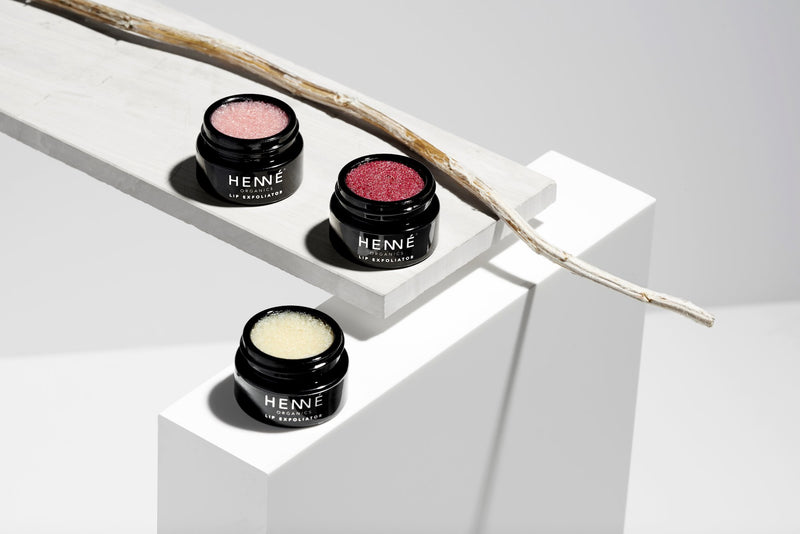 Henné Organics Lip Exfoliator - Natural and Organic Sugar Scrub - Nordic Berries - NewNest Australia