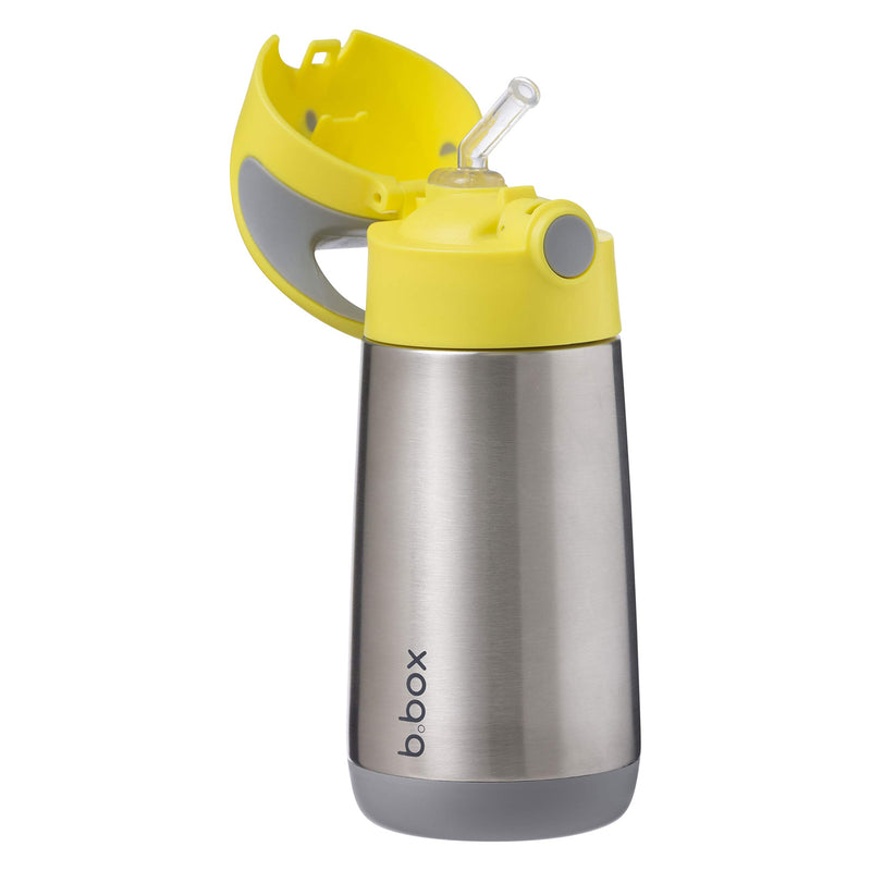 NewNest Australia - b.box Insulated Drink Bottle | 12oz | Insulating Double Wall Stainless Steel | Keeps Coldup to 8 Hours, Keep Warm 6 Hours | Color: Lemon Sherbet, Yellow 