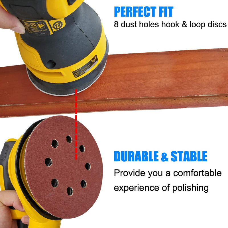 5” Hook & Loop Sander Pad - Compatible with DeWalt DW420/K, DW421/K, DW423/K, DW426/K, D26453/K, D26451- Replacement Pad for DeWalt 151281-08 and DW4388 - NewNest Australia