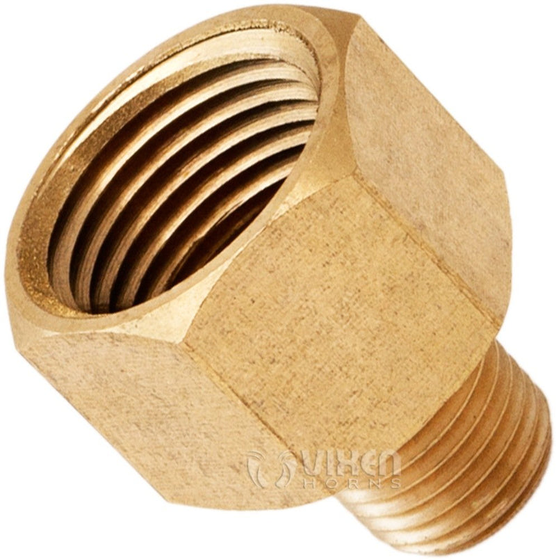 Vixen Horns 1/4" NPT Male to 1/2" NPT Female Brass Thread Expander Fitting for Train/Air Horn Tanks - Bundle of Two Fittings VXA1412-2 - NewNest Australia