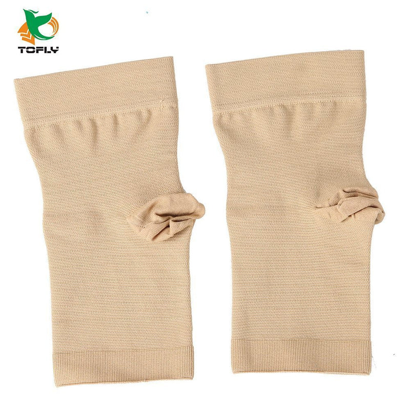 TOFLY® Plantar Fasciitis Socks for Women Men, Truly 20-30mmHg Compression Socks for Arch & Ankle Support, Foot Care Compression Sleeves for Injury Recovery, Eases Swelling, Pain Relief, 1 Pair XL Beige - NewNest Australia