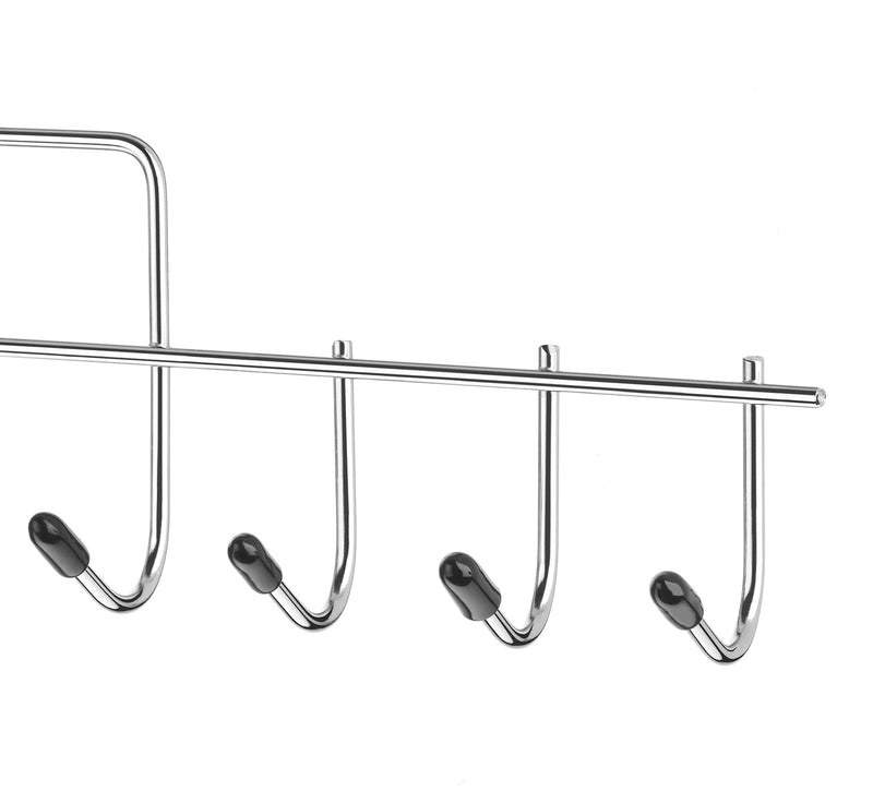 NewNest Australia - Whitmor 10 Hook Accessory Hanger Chrome / Black 