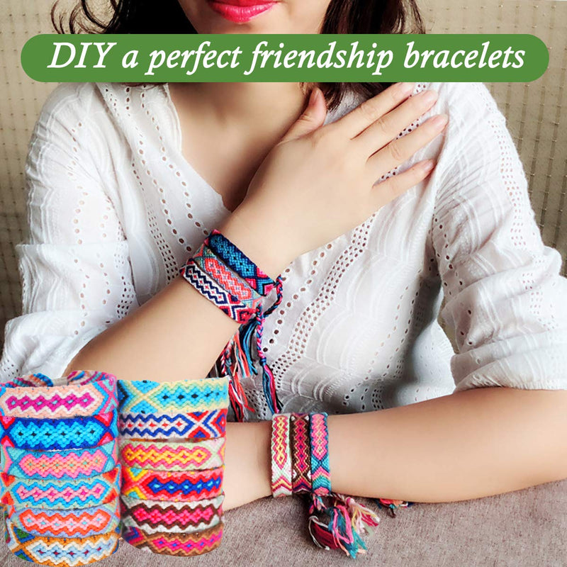 Embroidery Floss 240 skeins 100% Egyptian long-staple cotton Cross Stitch Threads -Friendship Bracelets String -Mercerized Crafts Floss total 1920M 8M/pc 24pcs/bag 10package - NewNest Australia