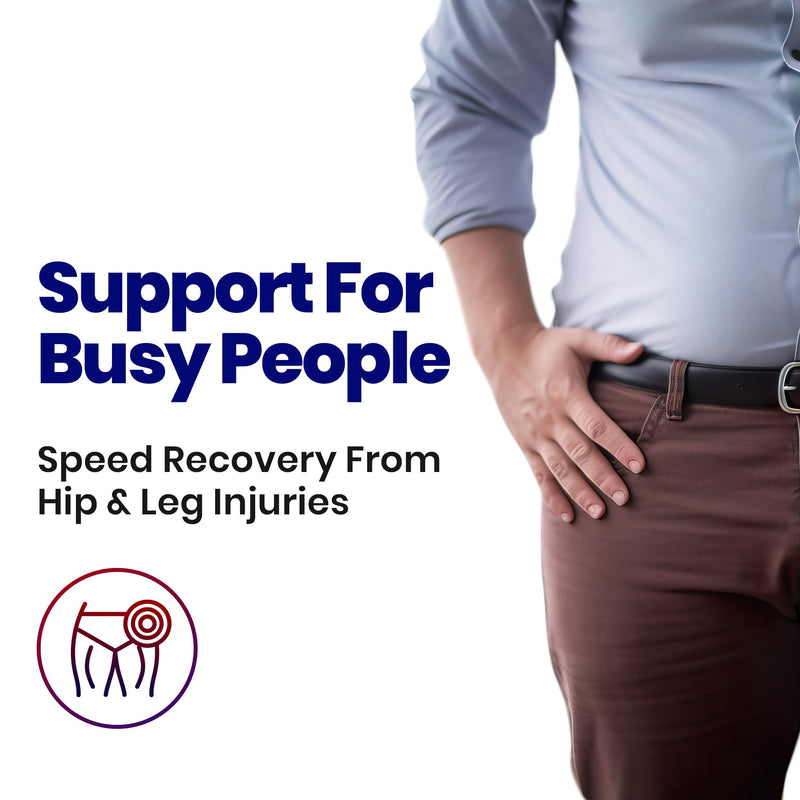 Hip Brace Thigh Compression Sleeve – Plus Size Hamstring Compression Sleeve & Groin Compression Wrap for Hip Pain Relief. Support Hip Replacement Sciatica Pain Relief (X-Large, LEFT) X-Large - NewNest Australia