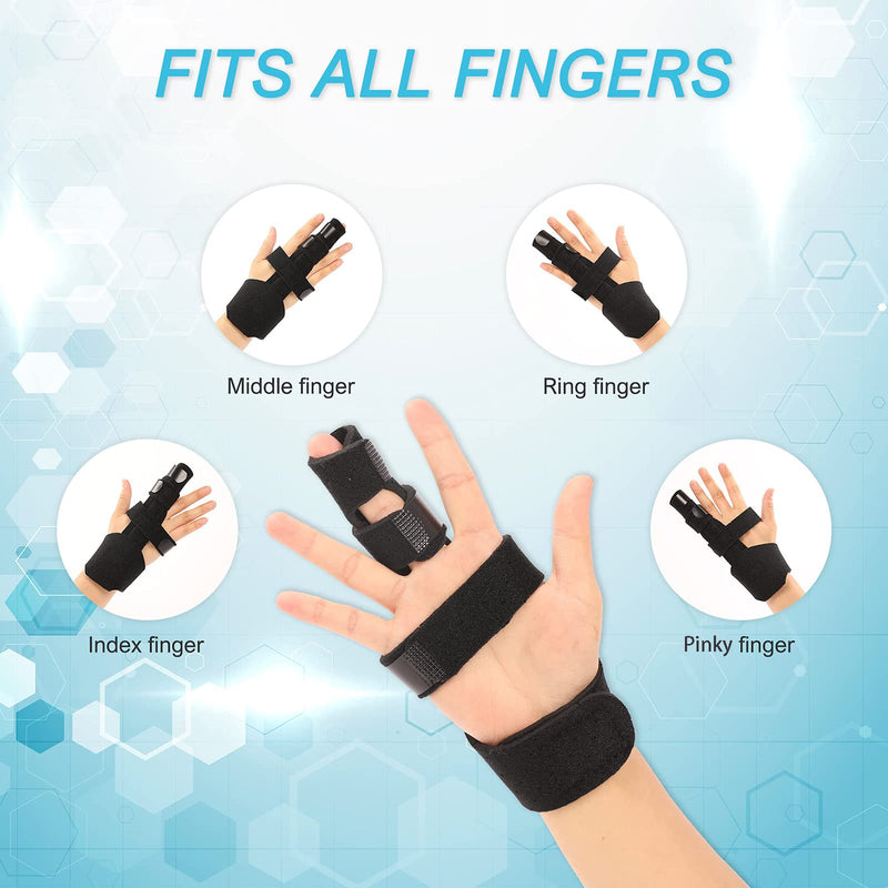 Finger Splint Middle Finger Index Finger Small Finger Ring Finger Splint For Immobilization Finger Orthosis Finger Bandages Splints & Loops For Finger Support - NewNest Australia