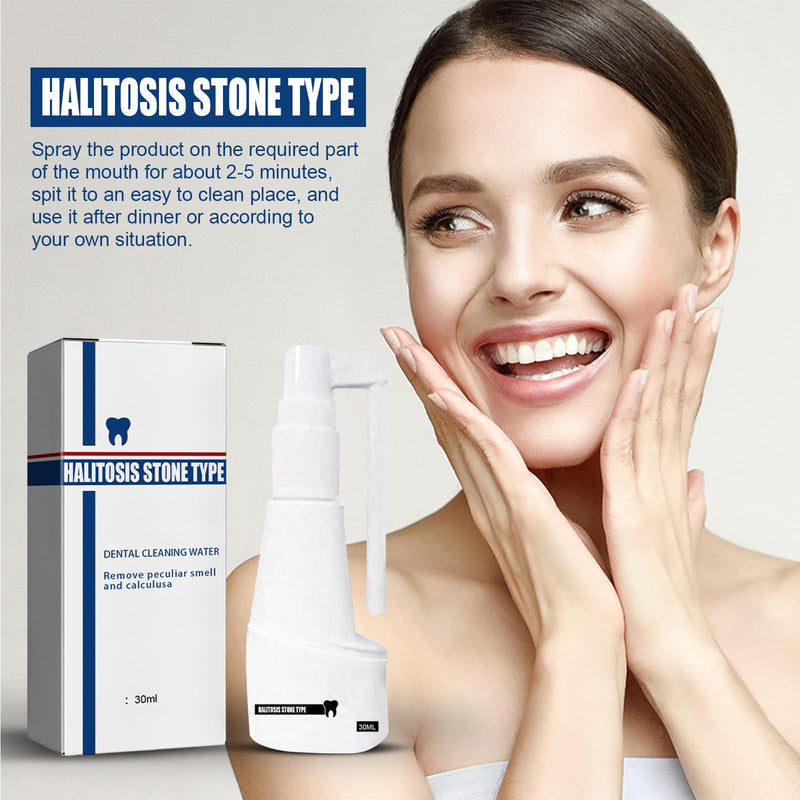 Teeth whitening mouth spray, tooth cleaning spray, tartar spray, tartar-free dissolving tooth spray, tartar remover, removes yellow tooth stains, protects oral hygiene and oral care 30ml - NewNest Australia