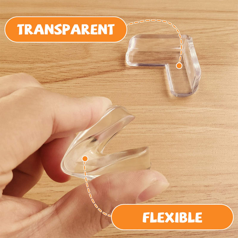 Corner Protector for Baby, Protectors Guards - Furniture Corner Guard & Edge Safety Bumpers - Baby Proof Bumper & Cushion to Cover Sharp Furniture & Table Edges - Clear and Transparent - (12 Pack) 12 - NewNest Australia
