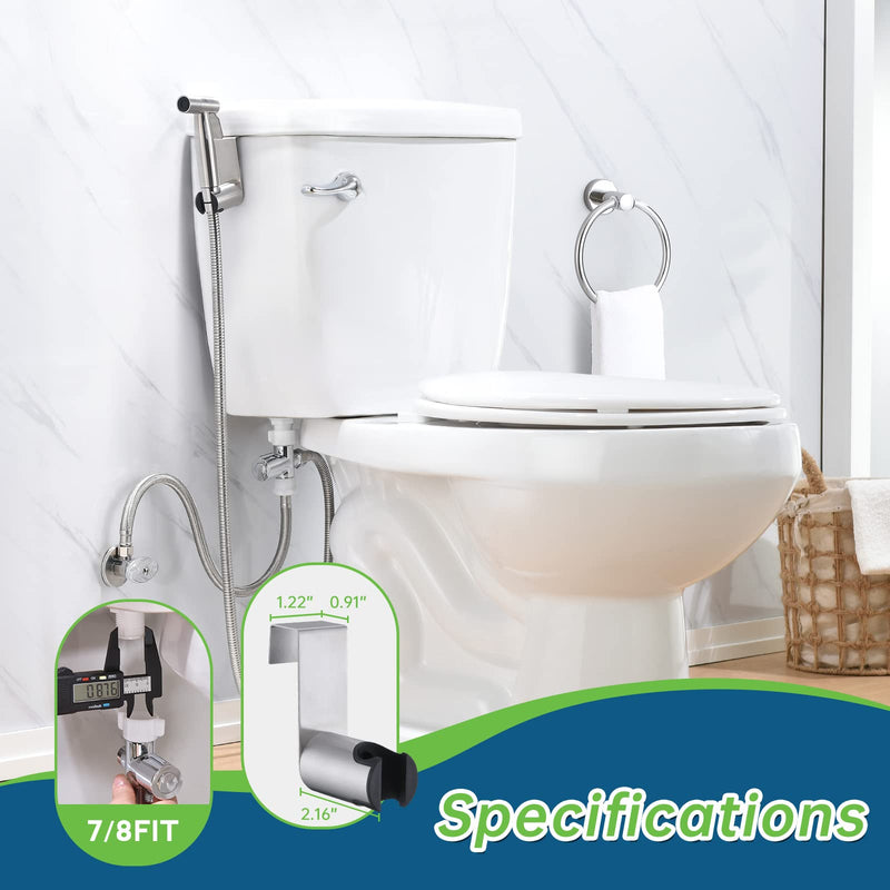 Handheld Bidet Sprayer for Toilet, Fekivasy Bidet Sprayer Muslim Shower Bathroom Water Spray Jet Spray Diaper Sprayer Feminine Hygiene Cleaning Premium Stainless Steel - NewNest Australia
