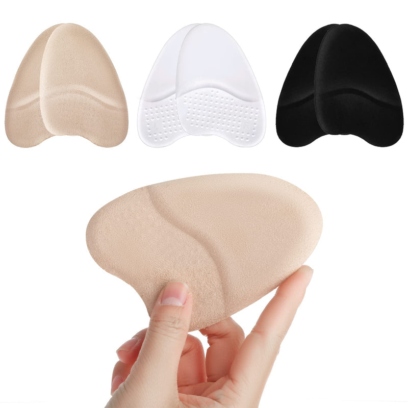 WLLHYF Metatarsal Pads for Women, 3 Pair Ball of Foot Cushions Anti-Sliding Pads for Open Toe Shoes Heel Pads Inserts for Too Big Shoe Shoe Pads Reduce Foot Pain and Provide Support - NewNest Australia