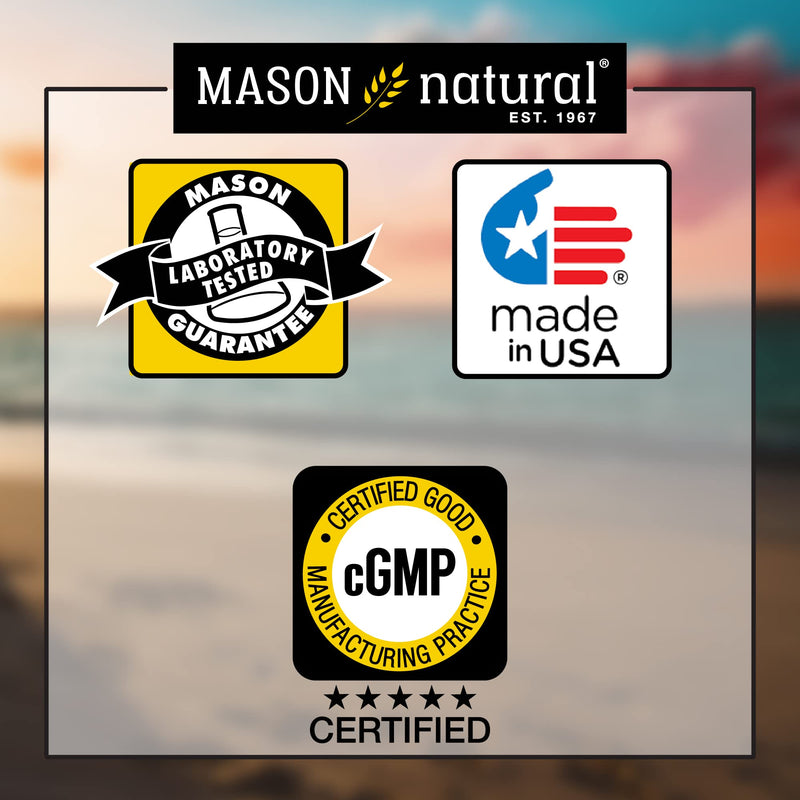 Mason Natural Peppermint Oil 50 mg"Enteric Coated" - Natural Gastrointestinal Comfort, Supports a Healthy Gut, Bowel Soothing Dietary Supplement, 90 Softgels - NewNest Australia