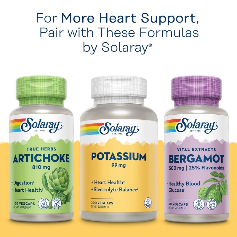 Solaray Red Yeast Rice, Healthy Heart & Cardiovascular Support, Non-Irradiated & Citrinin-Free, 120 Serv, 120 VegCaps - NewNest Australia