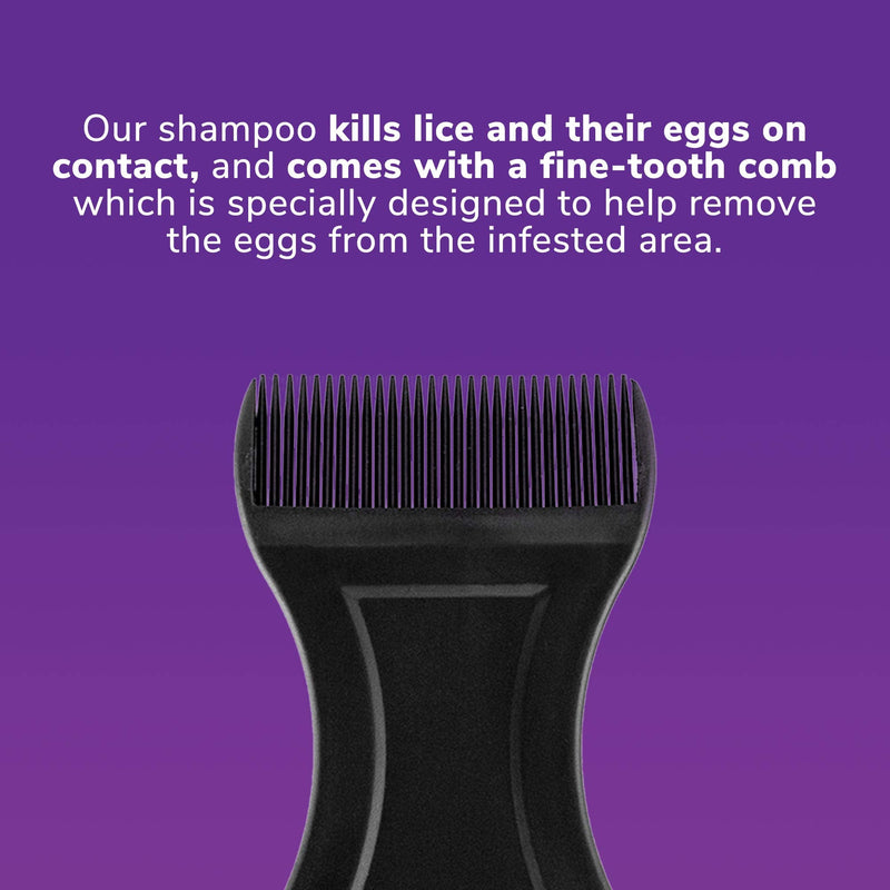 Zap Lice Treatment Extra Strength - Lice Shampoo That Kills Eggs and Lice - Lice Kit Comb Included 4 FL OZ. - NewNest Australia