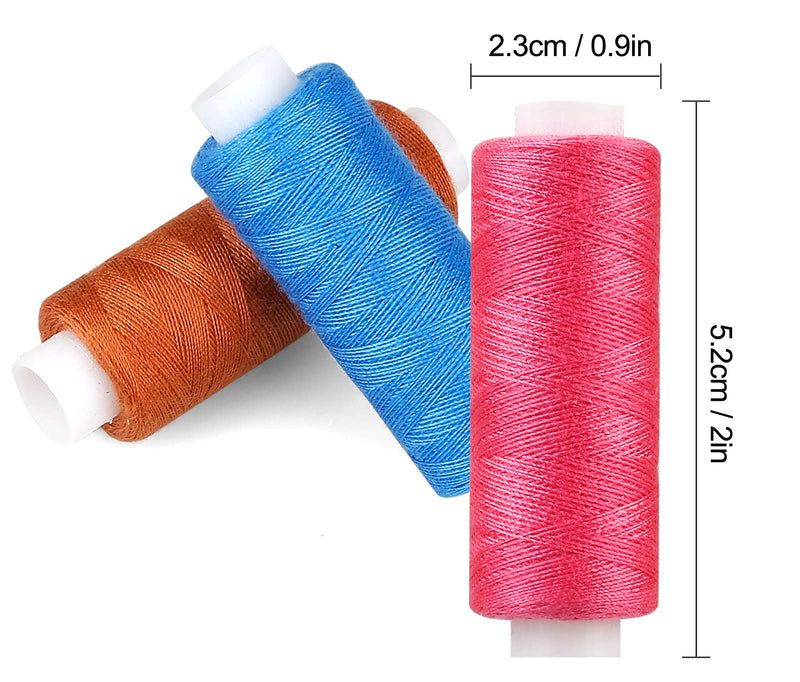 CiaraQ Sewing Threads Kits, 30 Colors Polyester 250 Yards Per Spools for Hand Sewing & Embroidery Machine - NewNest Australia