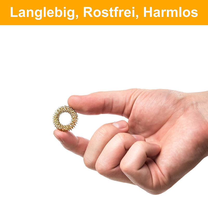 Vonero Premium Acupressure Ring [Set Of 12] - Improved Concept 2020 - Finger Massage Ring - Acupressure Rings | Massage Rings For Wrist | Anti Stress Finger Massage Ring - NewNest Australia
