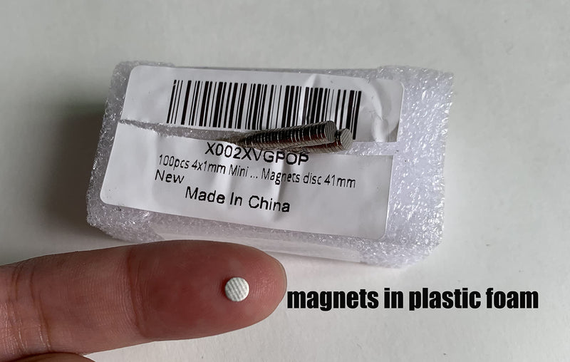 100pcs 4x1mm Mini Small Circular Magnets 4mmx1mm N35 Neodymium Magnet Strong Dia 4x1mm Permanent NdFeB Magnets disc 4*1mm - NewNest Australia