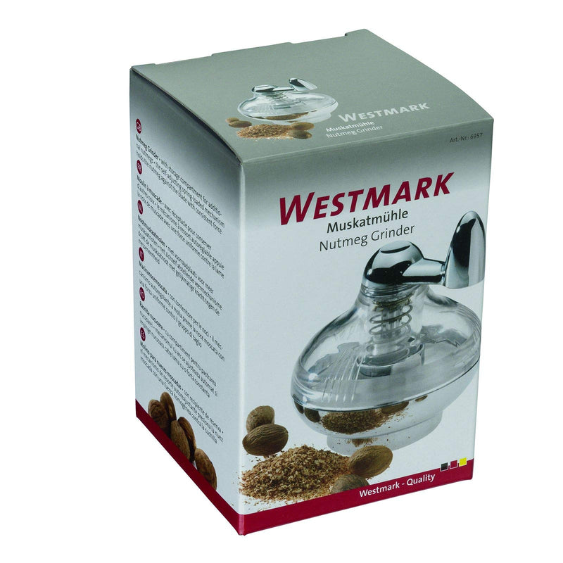 NewNest Australia - Westmark Nut Meg Grinder, 3.3 x 3.1 x 3.7 inches, Clear 