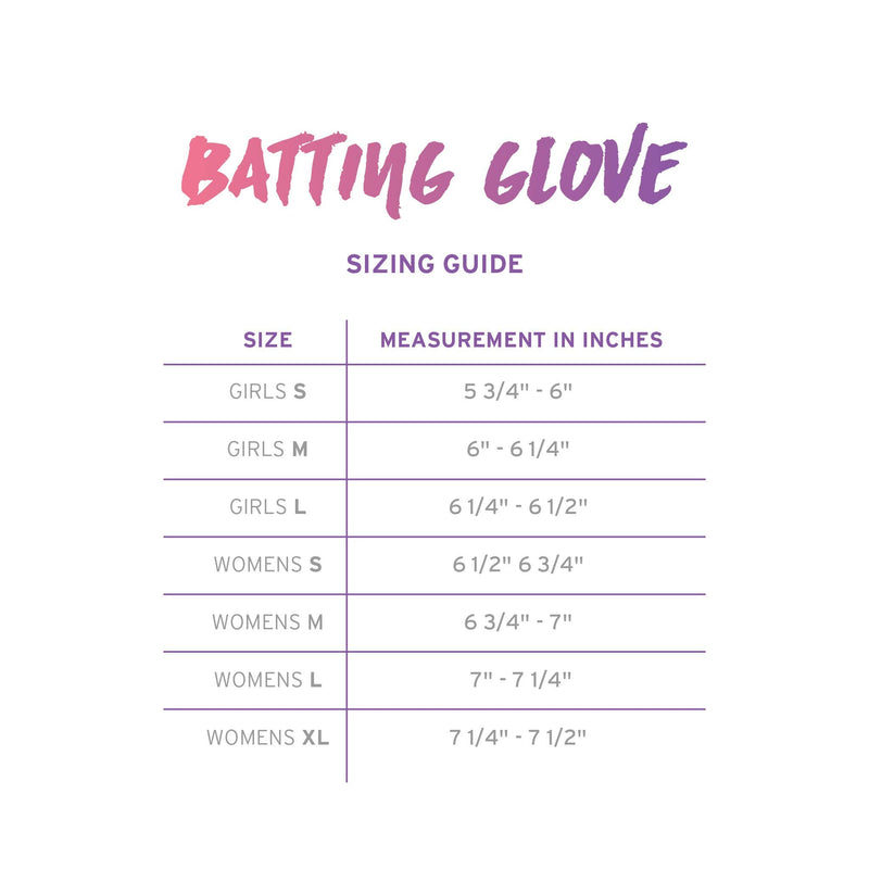 RIP-IT Girls Blister Control Softball Batting Glove Aqua Lime Ombre Large - NewNest Australia