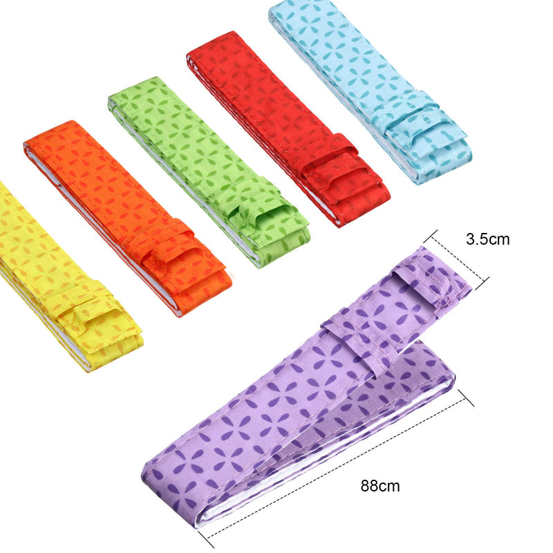 NewNest Australia - 6 Pieces Colorful Bake Even Strip, Cake Pan Strips, Absorbent Thick Cotton Cake Strips, Baking Tray Protection Strap, Baking Warp for Clean Edges Baking 