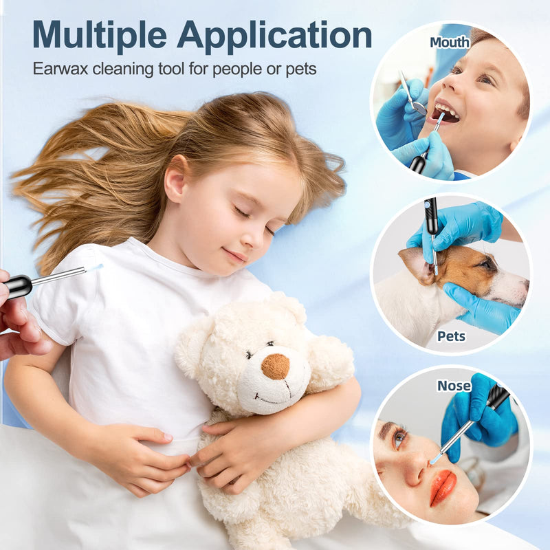 Ear Wax Removal, Ear Cleaner with Camera, Ear Wax Removal Tool Camera with 1080P, Otoscope with Light, Ear Wax Removal Kit with 6 Ear Pick, Ear Camera for iPhone, iPad, Android Phones - NewNest Australia