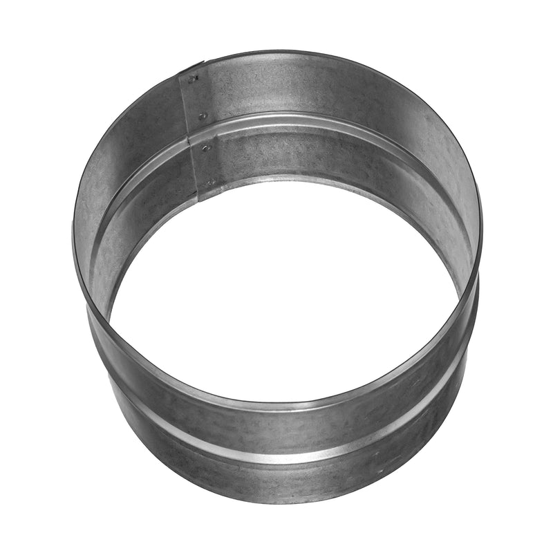 Vent Systems 8'' Inch Galvanized Steel Duct Connector - Round Ventilation Duct Extension - Metal Vent Coupler - Metal Hose Coupling - Galvanised Pipe Connector - NewNest Australia