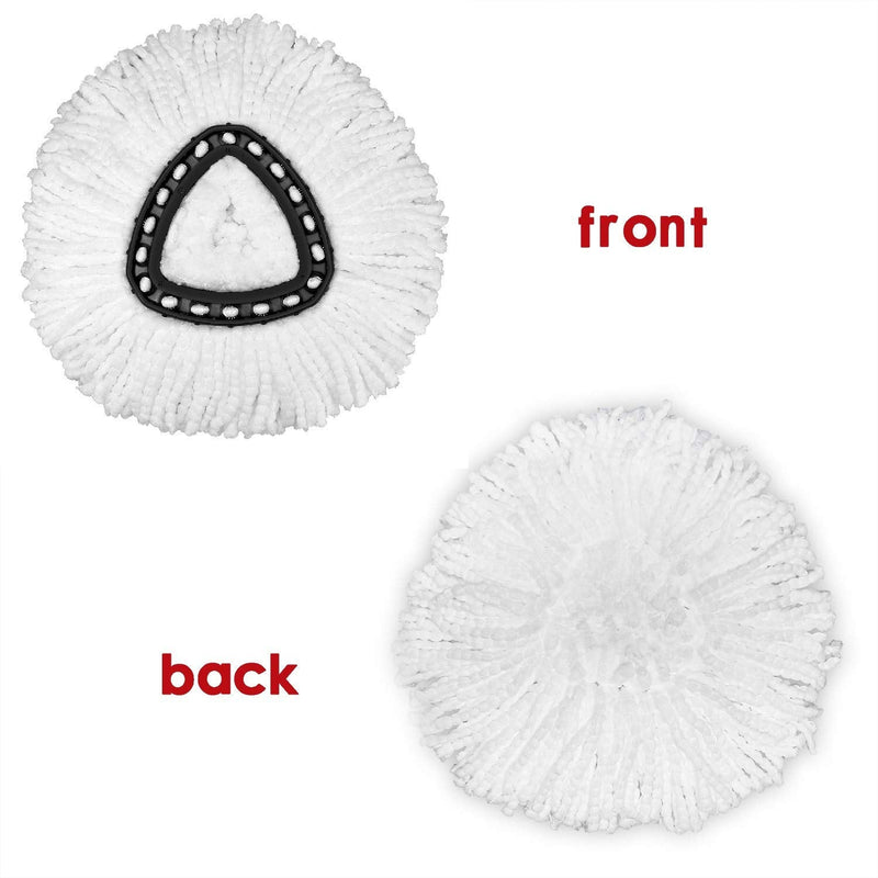 Mop Replacement Heads Compatible with Spin Mop, Microfiber Spin Mop Refills, Easy Cleaning Mop Head Replacement 1 - NewNest Australia