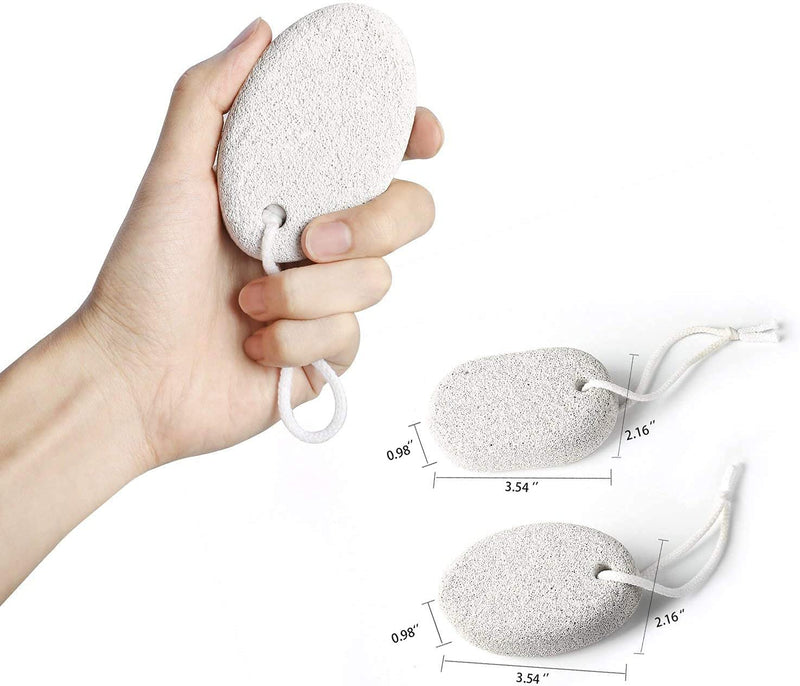 Natural Pumice Stone for Feet 2 PCS, PHOGARY Lava Pedicure Tools Hard Skin Callus Remover for Feet and Hands - Natural Foot File Exfoliation to Remove Dead Skin - NewNest Australia